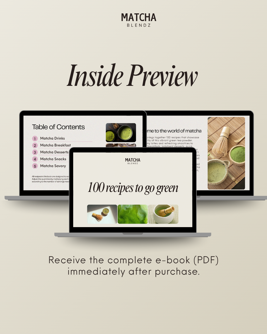 Matcha Blendz 100 Recepten